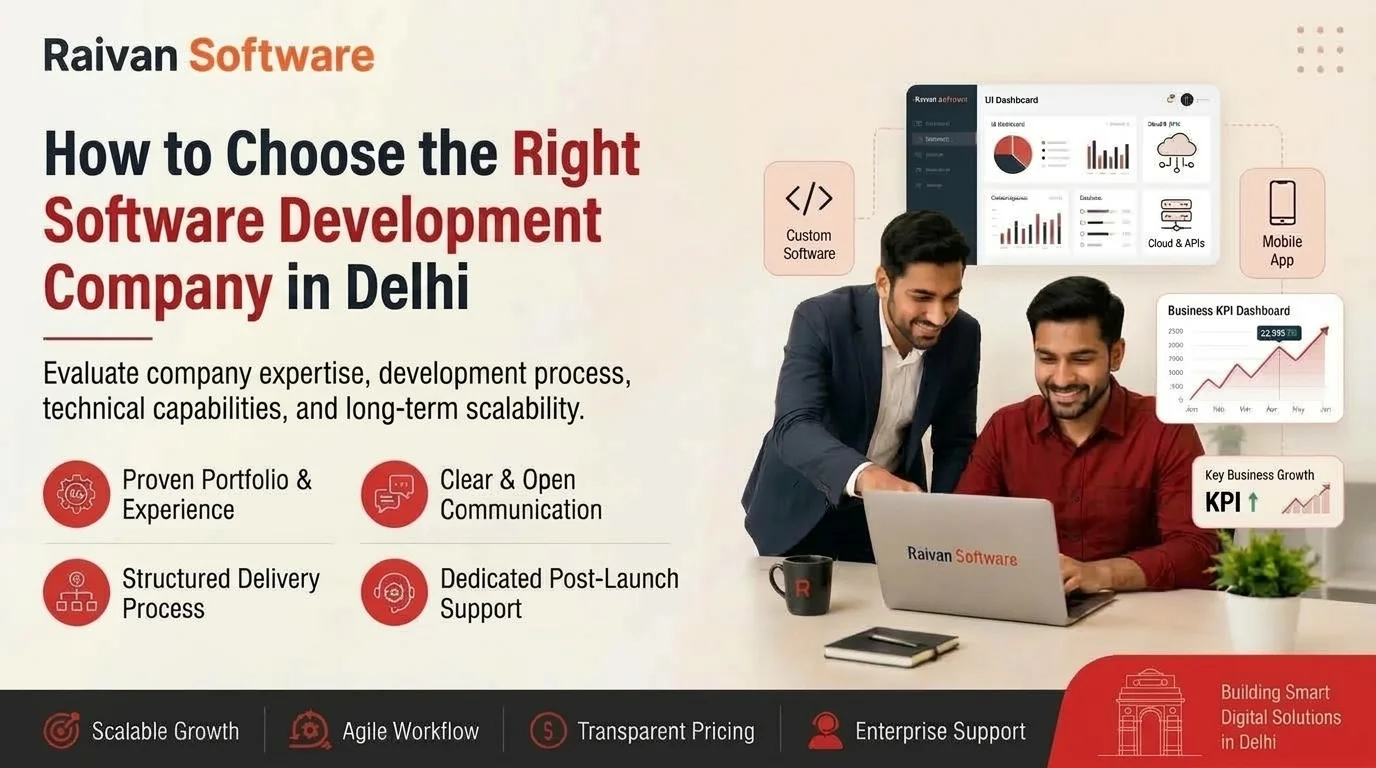How to Choose the Right Software Development Company in Delhi for Your Business