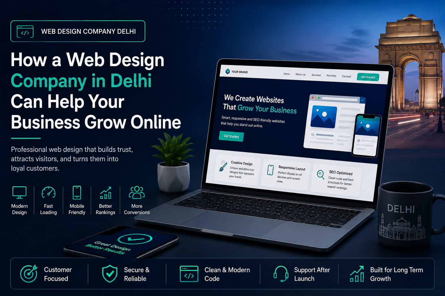 How a Web Design Company in Delhi Can Help Your Business Grow Online
